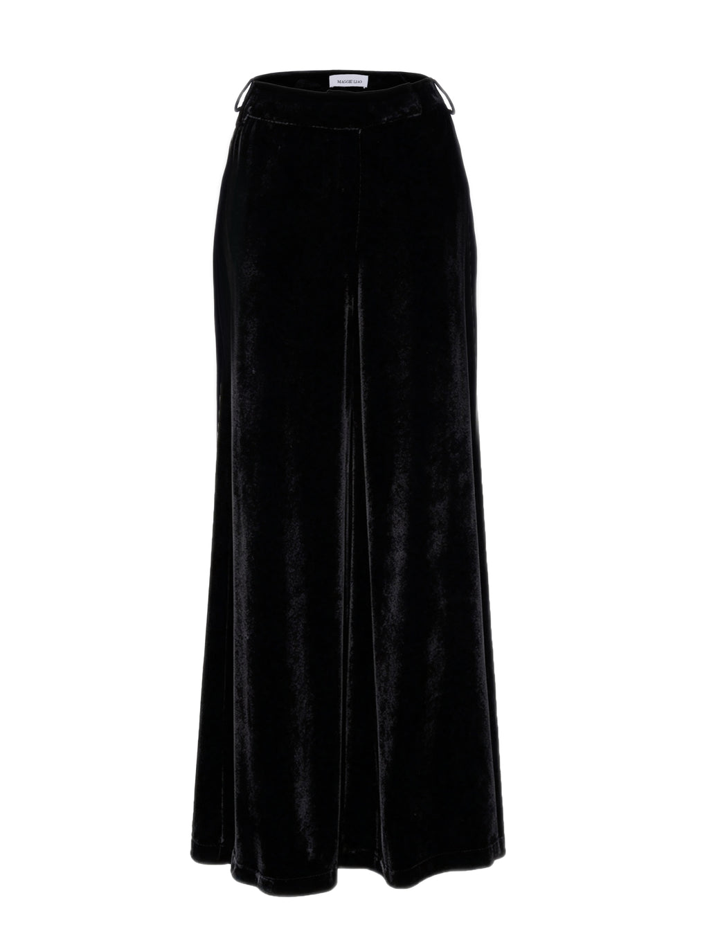 Velvet Wide-Leg Trousers
