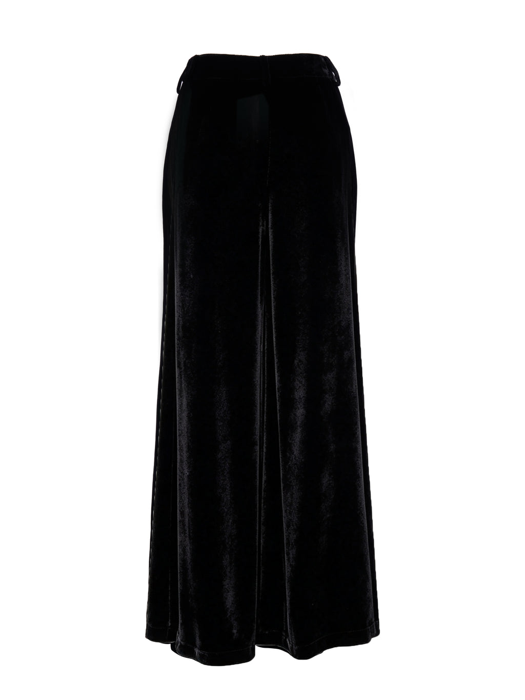 Velvet Wide-Leg Trousers