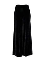 Velvet Wide-Leg Trousers